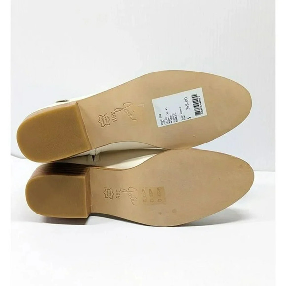 Joie Women's Laleh Ruffle Shell Leather Ankle Booties Size 39.5 EU (MSRP $368) - Picture 9 of 11